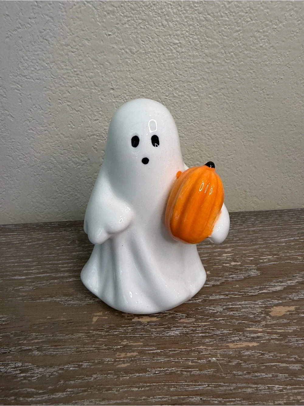 New Ghost holding a Pumpkin Ceramic Decorative Sculpture - Hyde and EEK! 2026